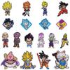 Spot Japonês Cartoon Anime Dragon Ball One Piece Computador Bordado Carimbo Roupas Patch Bordado Pano Patch Acessórios