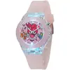 Nuevo reloj luminoso para estudiantes y niños, bonito reloj LED de silicona con dibujos animados, suministro transfronterizo, venta al por mayor