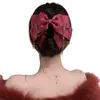 Pinza para el Cabello de Lazo Cielo Estrellado para Mujer, Pinza Exquisita de Borla de Alta Gama, Accesorio para el Cabello, Sensación de Lujo Ligero y Alta Gama