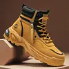 Botas Martin para Hombre 2026 Nuevo Otoño Caña Alta Suela Gruesa Estilo Británico Deportes al Aire Libre Motocicleta Ropa de Trabajo Botas Invierno para Hombre
