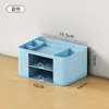 [Processamento Personalizado] Caixa de Armazenamento Porta-Canetas Quadrada Gaveta Estilo Mesa Papelaria Estudante Mesa de Escritório Caixa de Armazenamento Diversos