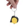 Fita Métrica Pequena de Aço 1m Mini Chaveiro Métrico Portátil Rebote Automático Fita Métrica de Aço Macio + Logo Código QR
