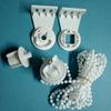 Venta al por mayor transfronteriza 28MM persiana cabeza de POM juego cabeza de cortina cadena de cuentas para tirar 3 m tornillo tapón de goma accesorios