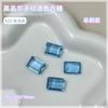 Decoraciones de Arte para Uñas de Alta Calidad Mini Azúcar de Hielo Rectangular Ángulo Recto Brillante Transparente Cristal Pequeño Cubo de Azúcar Diamantes para Uñas