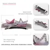 Acessórios de Cabelo de Placa de Acetato Colorida Contrastante Clássico Japonês e Coreano Presilha de Mola Retangular Grampo de Cabelo com Diamante Estrela de Cinco Pontas Splicing Top Clip