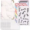 Amazon Transfronterizo Planificador A6 Cuaderno de Hojas Sueltas Libro de Presupuesto Libro de Ahorro de Dinero Libro de Contabilidad de Efectivo de Cuero PU En Stock