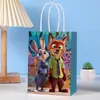 Sacola de Presente Desenho Animado Sacola Tote Mario Judy Stitch Embalagem de Presente de Formatura do Jardim de Infância Sacola de Papel Kraft