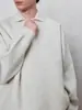 Suéter de Lapela Pequena Estilo Old Money Espesso de Alta Densidade para Homens e Mulheres, Tricô de Gola de Camisa Solto, Tricô de Alta Densidade de Manga Comprida
