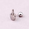 Brincos Masculinos de Aço Titânio Estilo Europeu e Americano e Piercings de Cartilagem do Ouvido Atacado Moda Amazon Ebay Brincos Transfronteiriços Punk