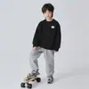 Ropa Infantil Haima 2025 Invierno Nuevo Sudadera Gruesa de Invierno con Forro Polar para Niños Mayores Suéter Ropa de Moda