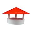 Capuz de chuva de PVC capuz respirável capuz ventilado capuz de tubo ventilação multiuso prático telhado plástico 50 75 110 160