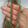 Fita de onda S em duas cores 5mm polipropileno Onda d'água renda étnica adereços para fantasias de teatro materiais artesanais