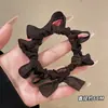 Goma para el pelo plisada con lazo estilo Dongdaemun para mujeres con cabello fino, banda para el pelo versátil, al por mayor