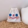 Nueva y linda bolsa de almacenamiento de espuma con cordón de dibujos animados, portátil, moderna, para guardar artículos diversos, maquillaje, bolso pequeño, bolso de mano.