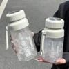 Vaso de Agua de Vidrio Verano Vaso de Gran Capacidad para Mujer con Compartimento para Té 1000ml Alta Temperatura Oficina Portátil Tetera para Hombres