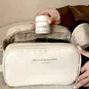 Bolsa de Maquillaje Transparente Nueva Bolsa de Avión Estilo Súper Caliente de Instagram Bolsa con Gancho Impermeable Viaje Sencillo Gran Capacidad Artículos de Aseo