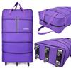 Bolsa de remessa aérea com rodas universais para estudo no exterior, bolsa de viagem de grande capacidade, bolsa de bagagem com logotipo personalizado