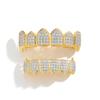 Tirantes de hip hop WISH, oferta especial, microincrustaciones de oro, colmillos, dientes de vampiro, accesorios de hip hop, venta al por mayor