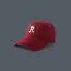 Más fácil para Combinar Gorra de Béisbol con Visera Ancha Bordada de Oso Polar que Muestra la Cara Gorra de Béisbol Pequeña Circunferencia de Cabeza Grande Gorra de Béisbol de Moda