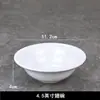 Cuencos de cerámica blanca engrosados para arroz, adecuados para restaurantes y uso doméstico, disponibles para venta al por mayor. Estos incluyen pequeños cuencos blancos de porcelana para sopa, fideos y arroz