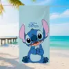 Toalla de playa de Stitch de dibujos animados, producto popular transfronterizo en Temu, toalla de baño de microfibra con estampado digital, venta al por mayor directa de fábrica