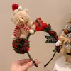 Pinzas para el Cabello de Navidad para Niños, Lindos Pasadores de Astas, Pinzas para el Cabello de Reno para Niñas Pequeñas, Accesorios para el Cabello para Flequillo Lateral de Niñas