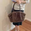 Bolso de Hombro Grande de Peluche Melaleuca para Mujer Otoño/Invierno 2026 Nuevo Moda Versátil Casual para el Trabajo y el Día a Día