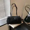 Nuevo Diseño de Nicho Textura Retro Bolso de Axila Gama Alta Gran Capacidad para Viajes Diarios Bolso de Mano Hombro Bolso Boston