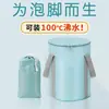 Bacia Portátil para Pedicure para Uso Doméstico Bolsa Dobrável para Banho de Pés Balde Alto e Profundo Conservação de Calor para Panturrilhas Balde de Água para Viagem Bacia para Lavar Pés