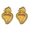 15 Estilos de Acero Inoxidable Moda de Alta Gama Sol Corazón Oro Colgante Pulsera Collar Accesorios Piezas de Joyería DIY