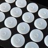 Junta redonda transparente impermeable de silicona de grado alimenticio resistente al desgaste adhesiva autoadhesiva para sellado de tapas de botellas junta de silicona antideslizante