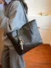 Bolsa Tote Transfronteiriça, Grande Capacidade, Bolsa Portátil da Moda para Mulheres, Bolsa de Ombro de Luxo Leve, Bolsa Saco Versátil para o Dia a Dia