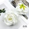 Tela de Seda Sintética Flor de Rosa Envoltura Rizo Central Acacia Rosa Decoración de Pared de Fondo de Boda Accesorios para la Cabeza de Bandera de Regalo
