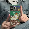 Funda de Teléfono Móvil Divertida de Dibujos Animados Adecuada para Apple 17Promax Apple 17Pro Carcasa Blanda Apple 17Air Nicho 17