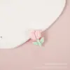 Accesorios de resina diy al por mayor pegamento crema funda de teléfono móvil material hecho a mano cara brillante color gelatina girasol tulipán flor
