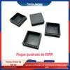 Plugue de tubo de 80 mm tubo quadrado plugue interno plugue de tubo de móveis plugue de tubo quadrado de aço inoxidável plugue interno almofada de pé de plástico