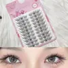 Pestañas postizas transfronterizas comercio exterior superventas estilo fino juego de pegamento de coral pequeño pestañas de belleza elevadas para tomar fotos con filtros