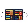 Materiales Educativos Montessori Personalizados Tablero de Actividades Bolso Cruzado Bolso de Mano Infantil Montessori Juguete de Entrenamiento Libro de Actividades