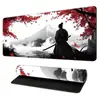 Alfombrilla de Ratón Personalizada de la Fábrica de Origen, Alfombrilla de Escritorio Extra Grande, Estilo Samurai Japonés, Luminosa, Antideslizante, Personalización de Alfombrilla de Ratón Grande