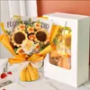 Flores Tejidas de Hilo Acabado Transfronterizo, Ramos Hechos a Mano, Regalos Festivos, Decoraciones de Flores Eternas, Flores Artificiales, Venta al por Mayor de Fabricantes