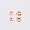 Nova Venda Quente Pulseira Clavícula Cadeia Hairpin Beads DIY Acessórios de Jóias de Cobre Cross-border Grande e Pequeno Buraco Triângulo Quebrado Prata