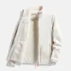 Uma Jaqueta de Fleece Similar para Mulheres, Top de Fleece, Cardigan Moletom Grosso de Fleece Coral Reversível para Outono e Inverno