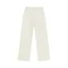 Pantalones casuales de estilo "old money" con caída para hombres y mujeres, corte holgado, estilizan, pierna recta, color caqui, adecuados para otoño y para ir al trabajo.