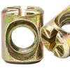 Tuercas Huecas de Zinc Chapado con Agujero Pasante, Tuercas de Cabeza de Martillo, Tuercas de Cabeza de Martillo para Muebles, Tuercas de Cabeza de Martillo Phillips, Fábrica Mayorista M6