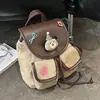 Mochila retro transfronteriza de moda para mujer de este año 2026 nueva moda versátil gran capacidad exquisita mochila escolar
