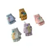Guantes de Dibujos Animados Lindos para Niños de Medio Dedo Otoño e Invierno A prueba de Frío Guantes Gruesos sin Dedos Guantes para Bebé con Tapa para Escribir