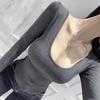 Rayon undershirt básico decotado manga comprida apertado slim fit engrossado grande u-neck T-shirt top outono e inverno roupas femininas