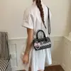 Bolsa Cilindro Doce de Bolinhas para Mulheres, Pequena Bolsa de Mão, Nova Moda de Verão, Versátil para o Dia a Dia, Bolsa Transversal