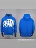 Sudadera con capucha de forro polar y espuma estilo Synaworld American Drill High Street Hip-Hop Pantalones Deportivos de Moda para Hombre