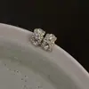 Brincos Elegantes de Zircônia para Mulheres, Brincos de Luxo Discreto de Nicho, Novo Modelo 2026, Presilhas para Orelha sem Furo, Brincos Únicos de Alta Qualidade